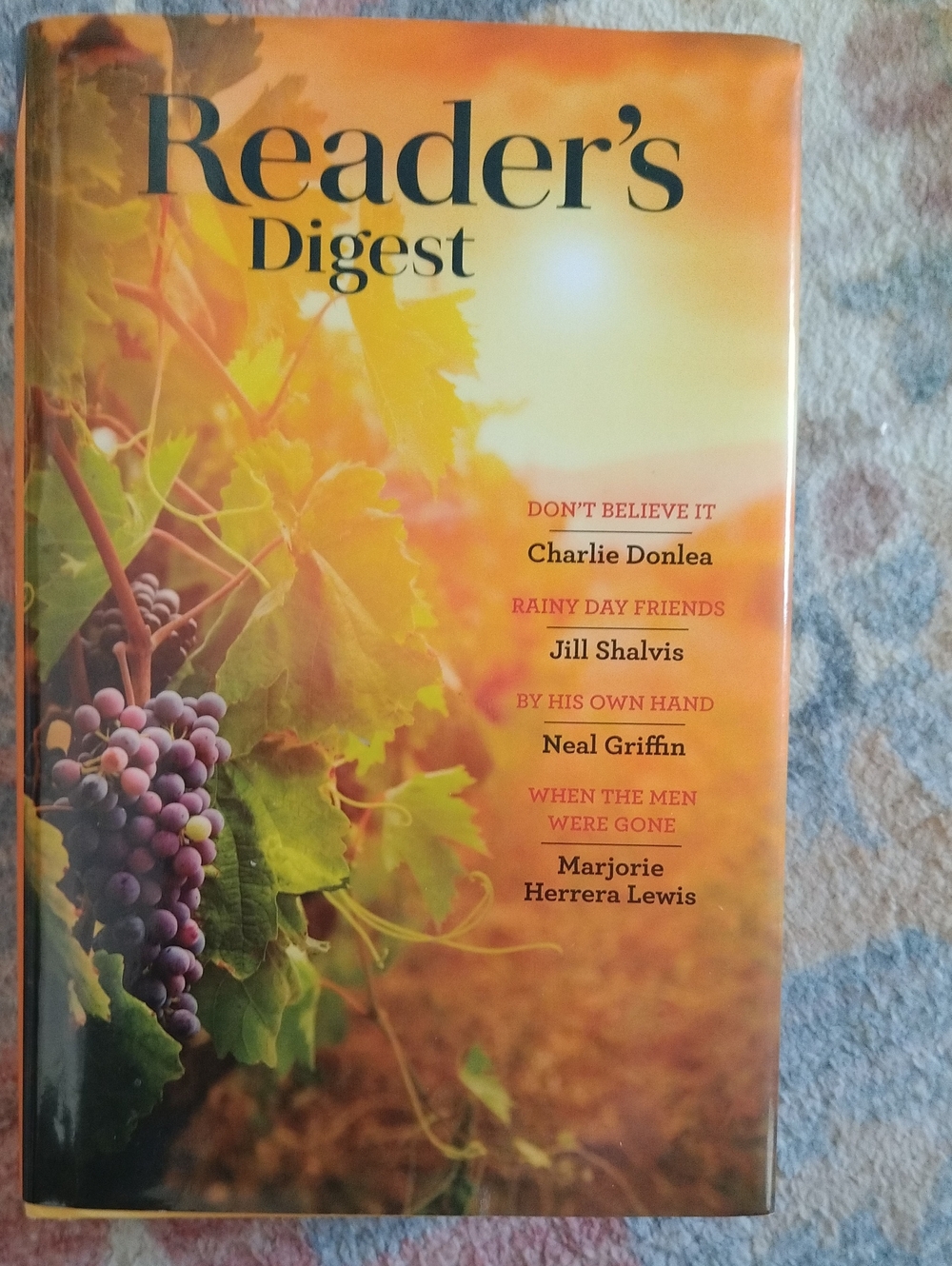 Reader's Digest Hardcover Book - Sunset Grape Cover